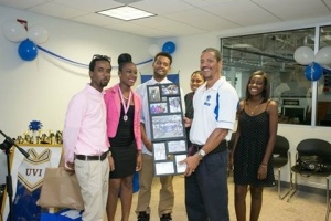 E.Board of SGA Sports Committee presented Interim Athletic Director Curtis Gilpen with a gift of appreciation